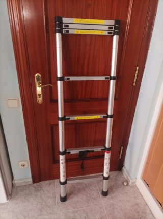 Escalera telescópica aluminio 2m URGE