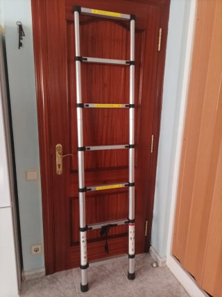 Escalera telescópica aluminio 2m URGE