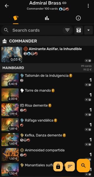 Mazo Commander Magic the Gathering Piratas Admiral