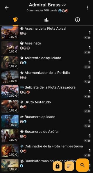 Mazo Commander Magic the Gathering Piratas Admiral