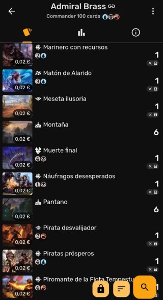 Mazo Commander Magic the Gathering Piratas Admiral