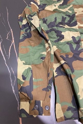 Giubbotto militare camouflage cotone