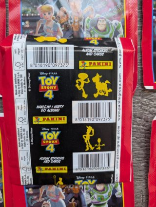 7 Sobres Toy Story 4 Panini Cerrados
