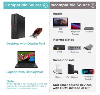 Cable DisplayPort a HDMI 4K 1.8m WARRKY