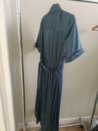 Vestido camisero azul