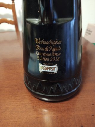 Bottiglia Birra Forst Natale 2018