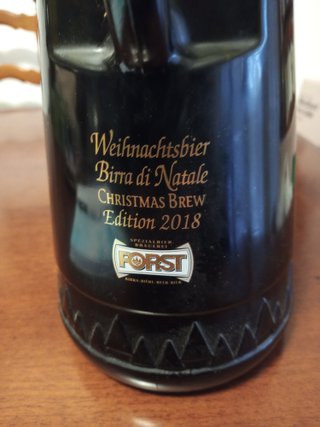 Bottiglia Birra Forst Natale 2018