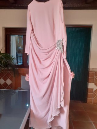 Vestido de fiesta rosa