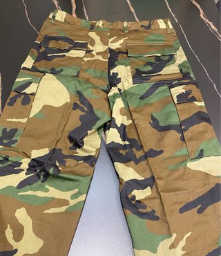 Pantaloni cargo camouflage uomo
