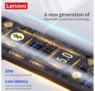 PRECINTADO Auriculares Inalámbricos Lenovo Blanco