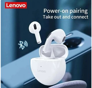 PRECINTADO Auriculares Inalámbricos Lenovo Blanco