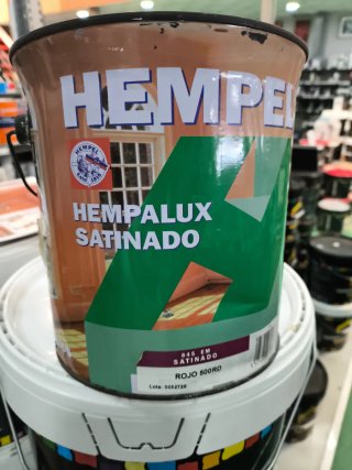 Hempel Esmalte Sintético Rojo Satinado 4L