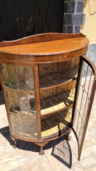 Vitrina mueble vintage Reina Ana / Art Decó