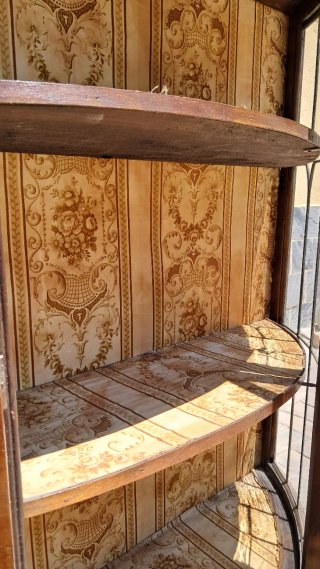 Vitrina mueble vintage Reina Ana / Art Decó