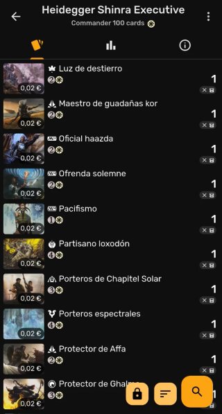 Mazo Commander Magic the Gathering Heidegger