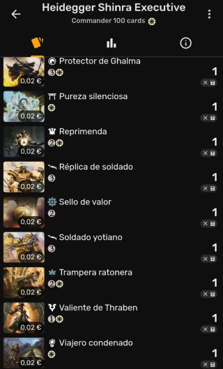 Mazo Commander Magic the Gathering Heidegger