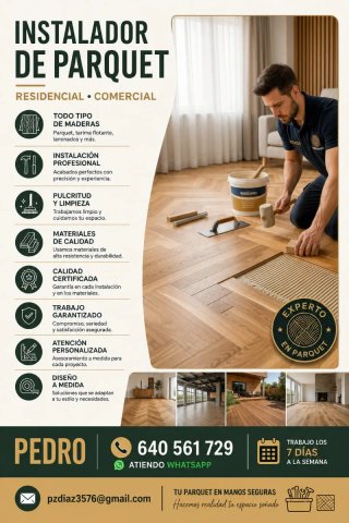 Instalador de Parquet Profesional