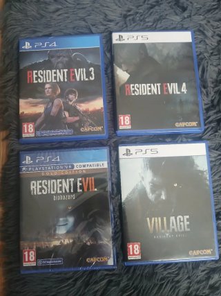 4 Juegos Resident Evil PS4 y PS5