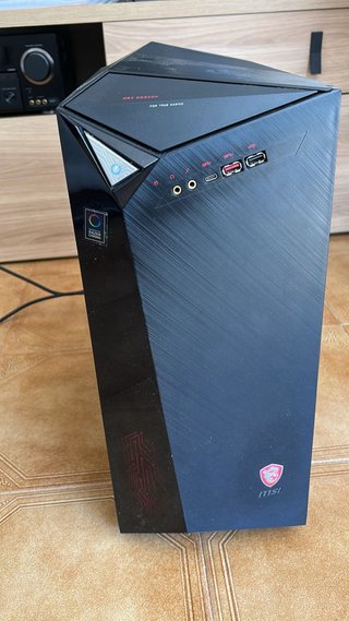 PC Gaming MSI Negro/Plateado