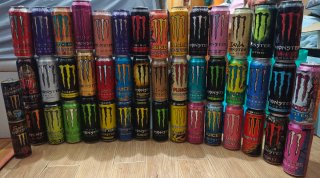 Coleção Latas Monster Energy Vazias