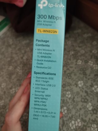 Adaptador USB WiFi TP-Link 300 Mbps