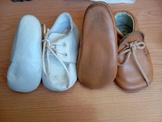 Pack de 2 pares de zapatos de bebé N19.