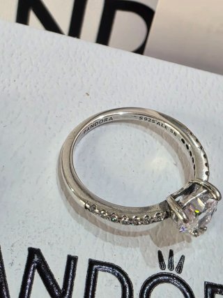 Anillo Corazones Plata y Rosa