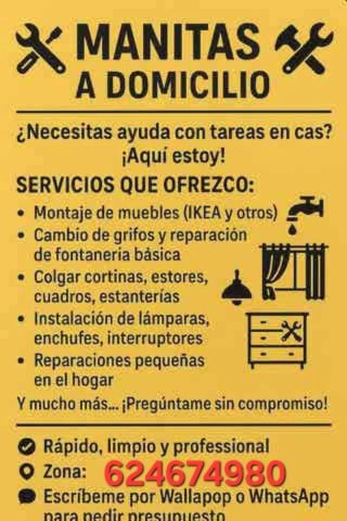 Servicios manitas a domicilio
