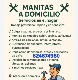Servicios manitas a domicilio