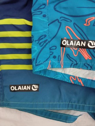 2 Calções de Banho Olaian 6/8 Anos