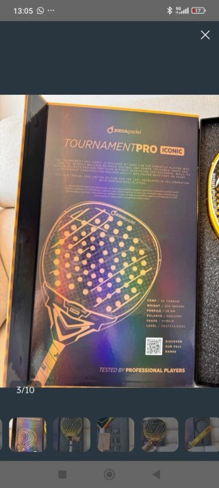 Pala pádel Joma Tournament Pro Iconic