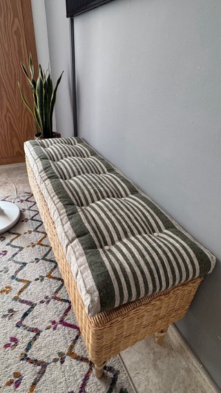 Cojín Rectangular 100%Lino 117x40