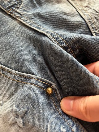 Shorts Louis Vuitton Denim Blu