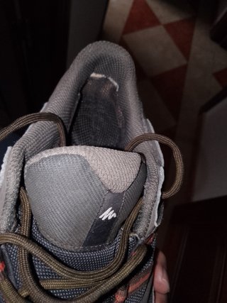 Zapatillas Montaña Quechua Gris/Naranja