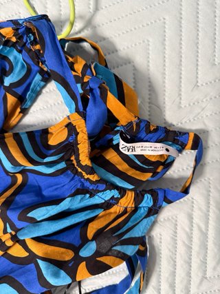 Vestido Largo Zara Estampado
