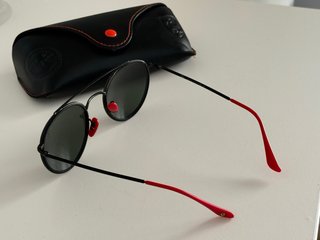 Gafas Ray-Ban x Scuderia Ferrari Negras Rojas
