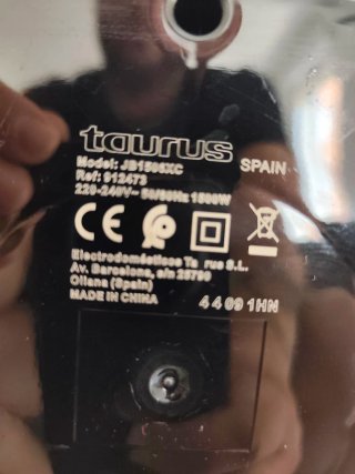 Batidora picadora Taurus Optima Nero