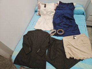 Conjunto Vestido y Traje Elegante