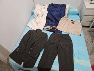 Conjunto Vestido y Traje Elegante