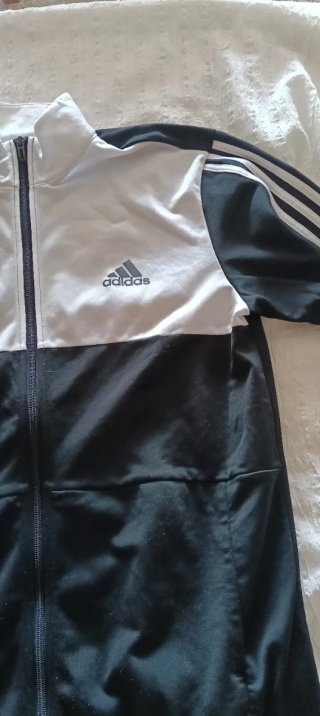 Chaqueta Adidas Chándal Blanca y Negra