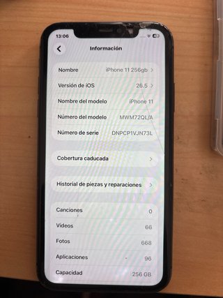 iPhone 11 256GB Nero - Da Riparare