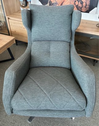 Butaca Americana giratoria gris