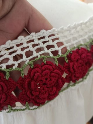 Abito sartoriale crochet donna s