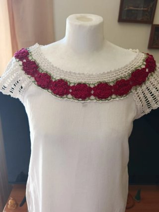 Abito sartoriale crochet donna s