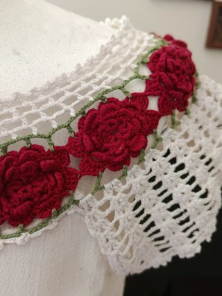 Abito sartoriale crochet donna s