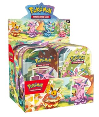 Mini Tin Display Evoluciones prismáticas 🇪🇦