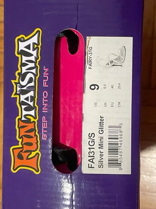 Pleaser Sandali Argento Glitter Tacco Alto Size 40