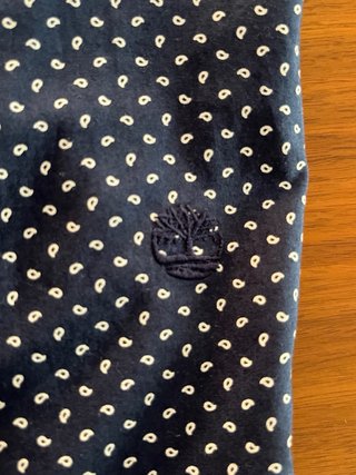 Camisa azul de manga larga Timberland