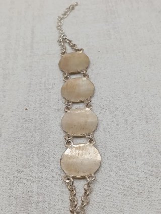 Pulsera Querubines Vintage Bañada en Plata