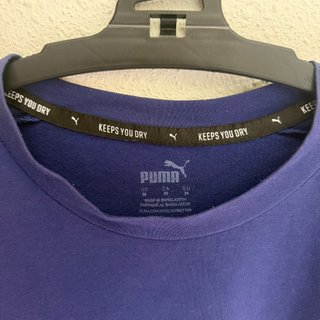 Camiseta Deportiva Puma Azul Marino Fitness Gym